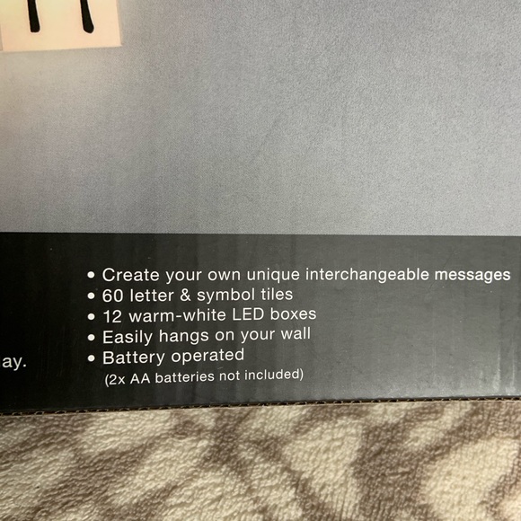 LED string light letter set! - Picture 3 of 4